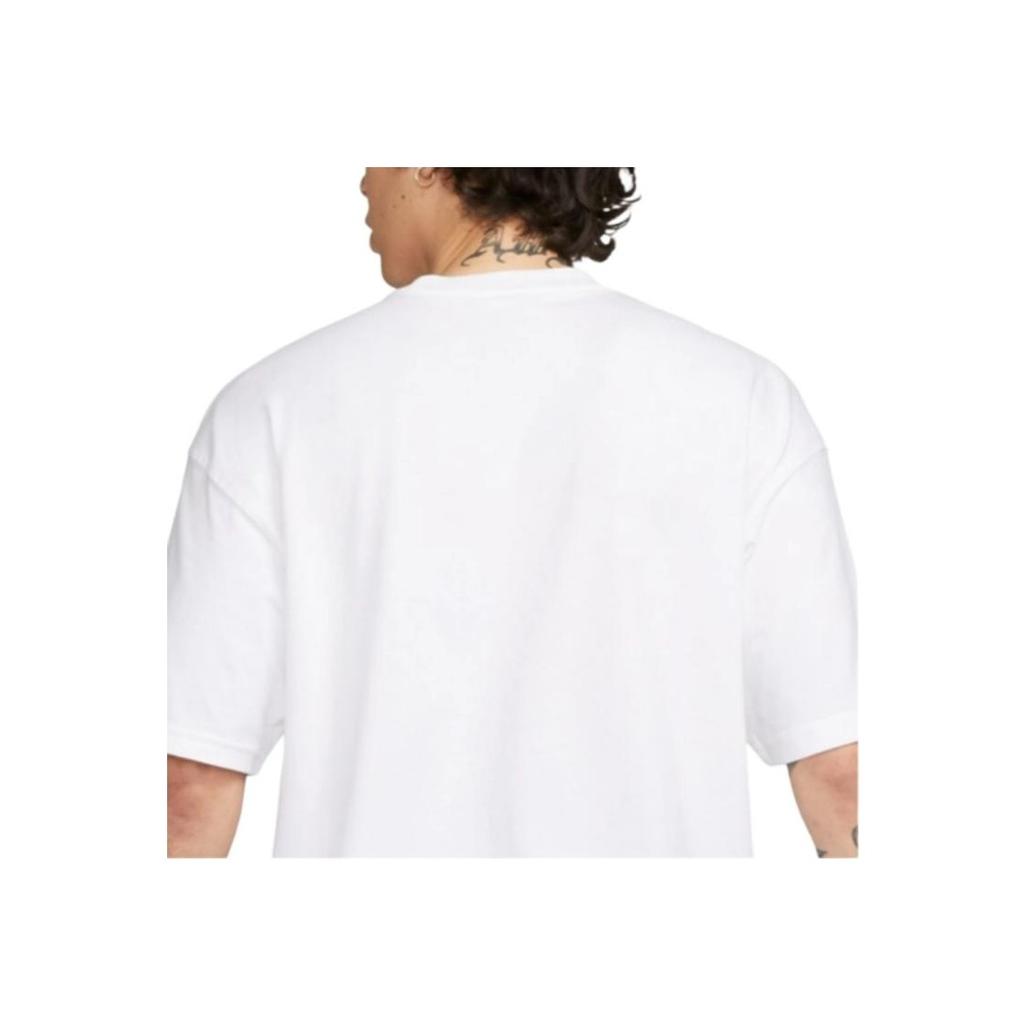 Nike Letter Logo Round Neck Casual Short Sleeve T-Shirt Men Tops White DZ2997-100