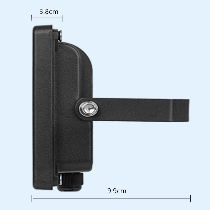 15W Intelligent Bluetooth LED Flood Light APP Controls Outdoor Courtyard Lighting Lamp Dimmable RGB Floodlight