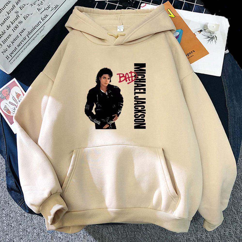 Michael Jackson Grafik-Hoodies Langärmlige Mode-Sweatshirts für Jungen/Mädchen Unisex Grafikdruck Moletom Neue Pullover