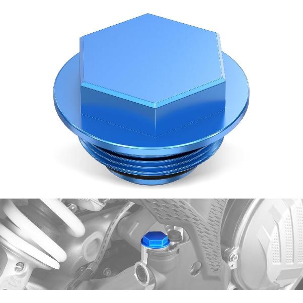 NICECNC Motorcycle Rear Brake Reservoir Cap Aluminum Compatible with Husaberg TE FE 250-570 Allshippage 2009-14,Compatible with Husqvarna TC FC TX FX