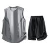 Herren Sommer Lässig Laufen Schnelltrocknend Eis Seide Sport Set Herren Zweiteiliges Set