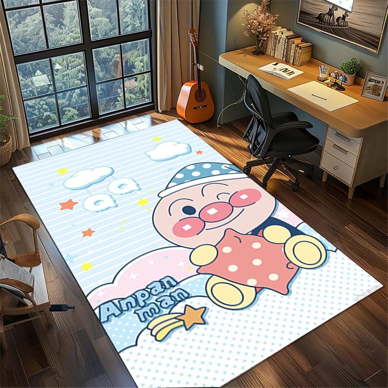 Gamer Room Bedroom Mat Bread Superman Large Area Non Slip Washable Rug Carpet Home Decor