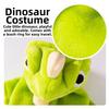 Towable Cute Dinosaur Pet Sweater Thick Warm Cosplay Props Dog Four-legged Jumpsuit Cozy Pet Winter Costume