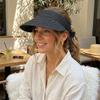 Raffia Summer Visors Hat Anti-UV Beach Straw Hats Fashion Sunshade Cap  for Travel Outdoor Beach