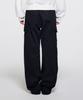 ERA Women Diagonal Cut Cargo Pants - Black