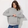 Russia's hot-selling solid-color crew-neck sweater women's 2026 popular soft-knitted top