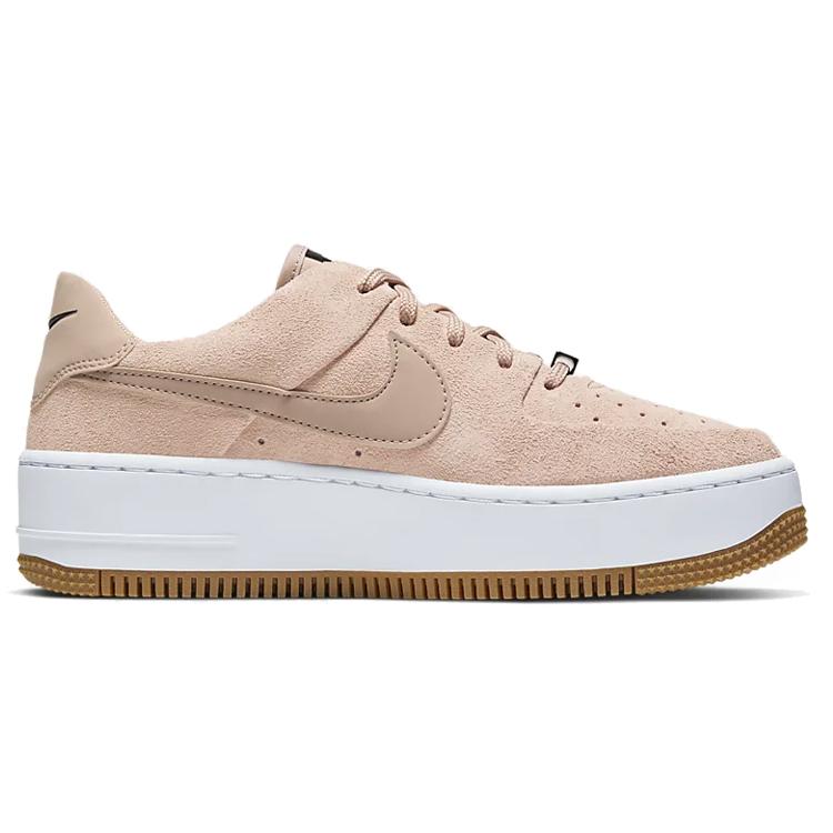 New Nike Air Force Sage Low Beige Suede Women's AR5339-203