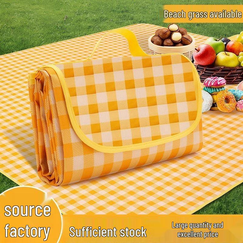 Waterproof Thickened Picnic & Camping Mat - Moisture-Proof, Portable, Folding Ground Cloth