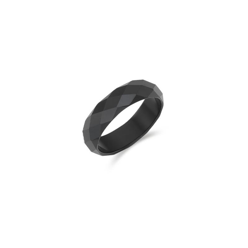 TirrLirr Onyx Black Bold Ring Trset00424M