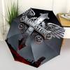 1pc Rammstein Metal Gear Wings Umbrella with Plastic Handle,Suitable for All Seasons Home Travel Outdoor UmbrellaM986