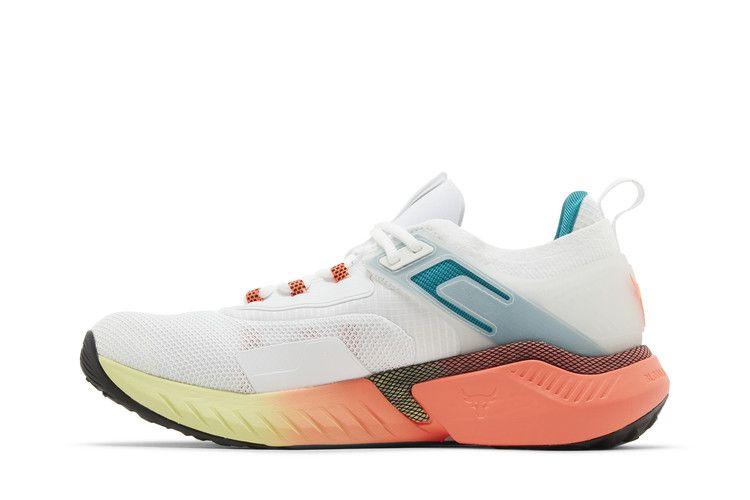Men's Sneakers Under Armour Project Rock 5 'White After Burn'