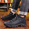 Men's cotton shoes are warm in winter, velvet and non-slip, men's casual high-top cotton shoes, men's cotton shoes, and men's leather cotton shoes.