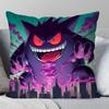 1pc Cartoon Anime G-Gengar P-Pokemon Pillow CaseSquarePillowBedroomSofaLeisureComfortCushionCarLivingRoom Home Decoration 40X40