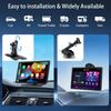 9' Wireless CarPlay & Android Auto Touchscreen with Bluetooth, FM, GPS, Voice Control, Hands-Free Calling
