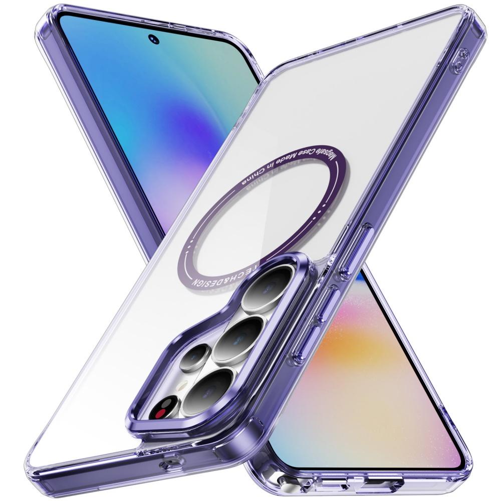 HD Clear Anti-yellowing Alloy Lens Shockproof Case For Samsung Galaxy S26 Ultra S25 S24 S23 Plus For Magsafe Charge Phone Cover