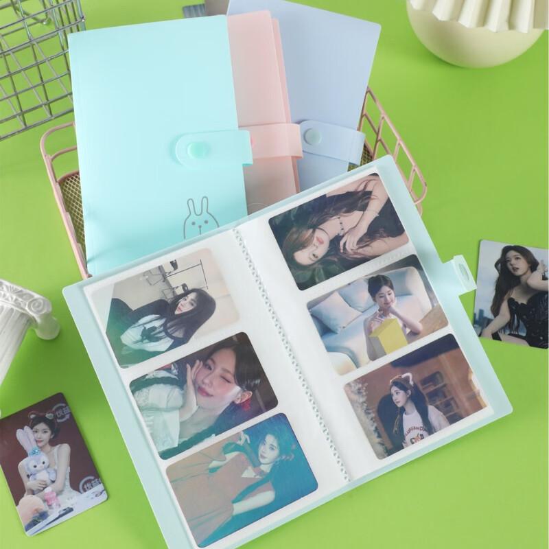 Deouxingguang 3-inch Snap Button Photo Card Album