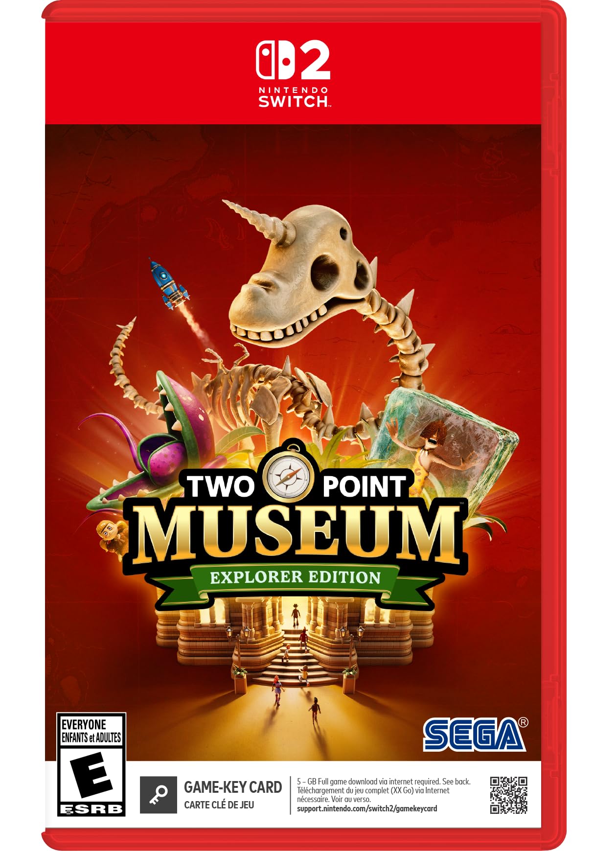 Two Point Museum Explorer Edition North Switch 2 (Game-Key Card) (Import America) -