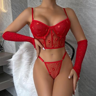 New Women's Fashion Sequins Sexy Lingerie Set