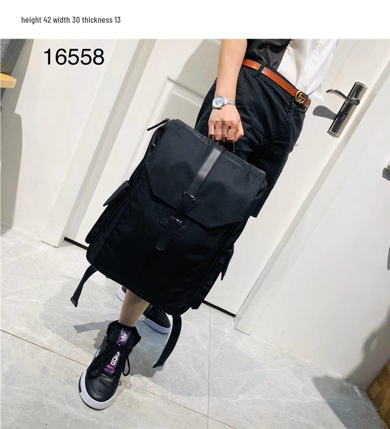 Men's 2025 Fashion Versatile Oxford Cloth Lightweight Large Capacity Travel Anti-Theft Backpack