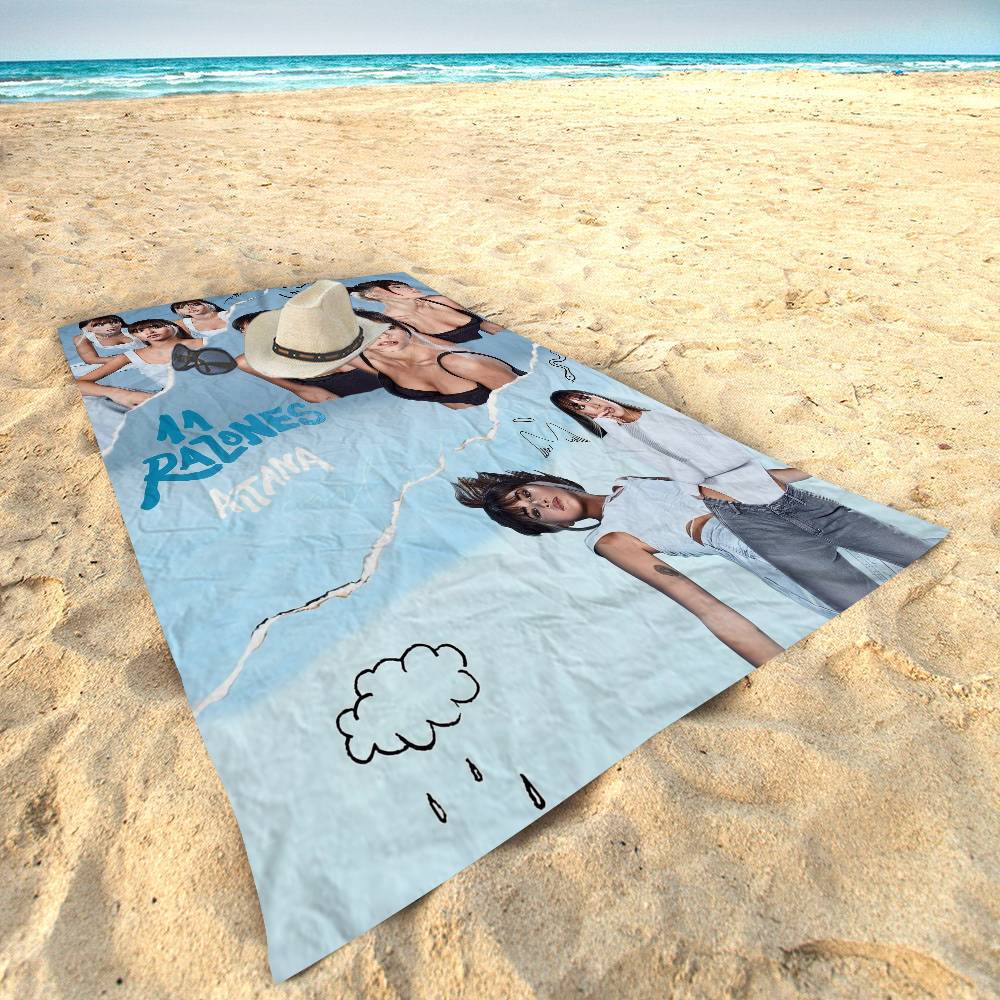 A-aitana O-ocana Singer Anmie Microfiber Printed Beach Towel Mountain Climbing Yoga Beach Swimming Running Absorbent Soft Towel