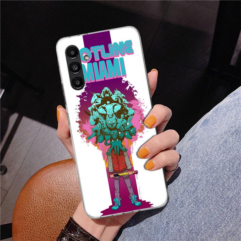 Game Hotline Miami Phnoe Case for Samsung Galaxy A17 A37 A57 A16 A26 A36 A56 A15 A14 A13 A55 A54 A53 A35 A34 A33 A25 A24 A23 A52