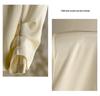 Endy Seven-Sleeve Versatile V-Neck Acetate Suit Jacket, Spring/Summer 2026: Stylish and Elegant Business Attire