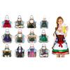 Beer Festival Oktoberfest Apron for Women Men Funny Female PartyCostume Outfit Kitchen Cooking Uniform Party Supplies