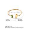SA Jewelry 18K Gold Colored Zircon Open Bracelet for Women Non Fading Stainless Steel Gold Bangle Bangles Set