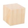 12PCS Uniform Size Wood Cubes Smooth Surface Wooden Cubes Wooden Blocks  DIY Projects
