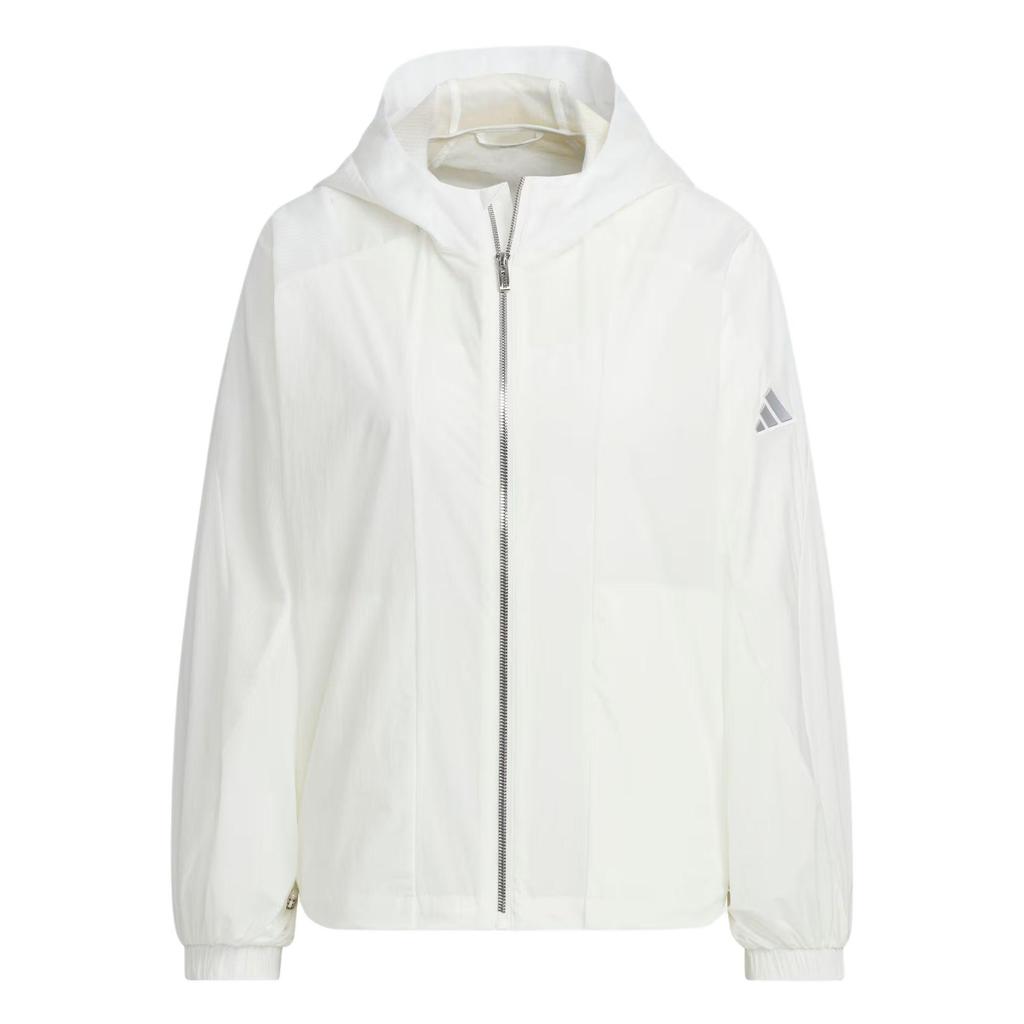 Adidas Sportswear Women Woven Water Repellent Hooded Jacket JZ1682