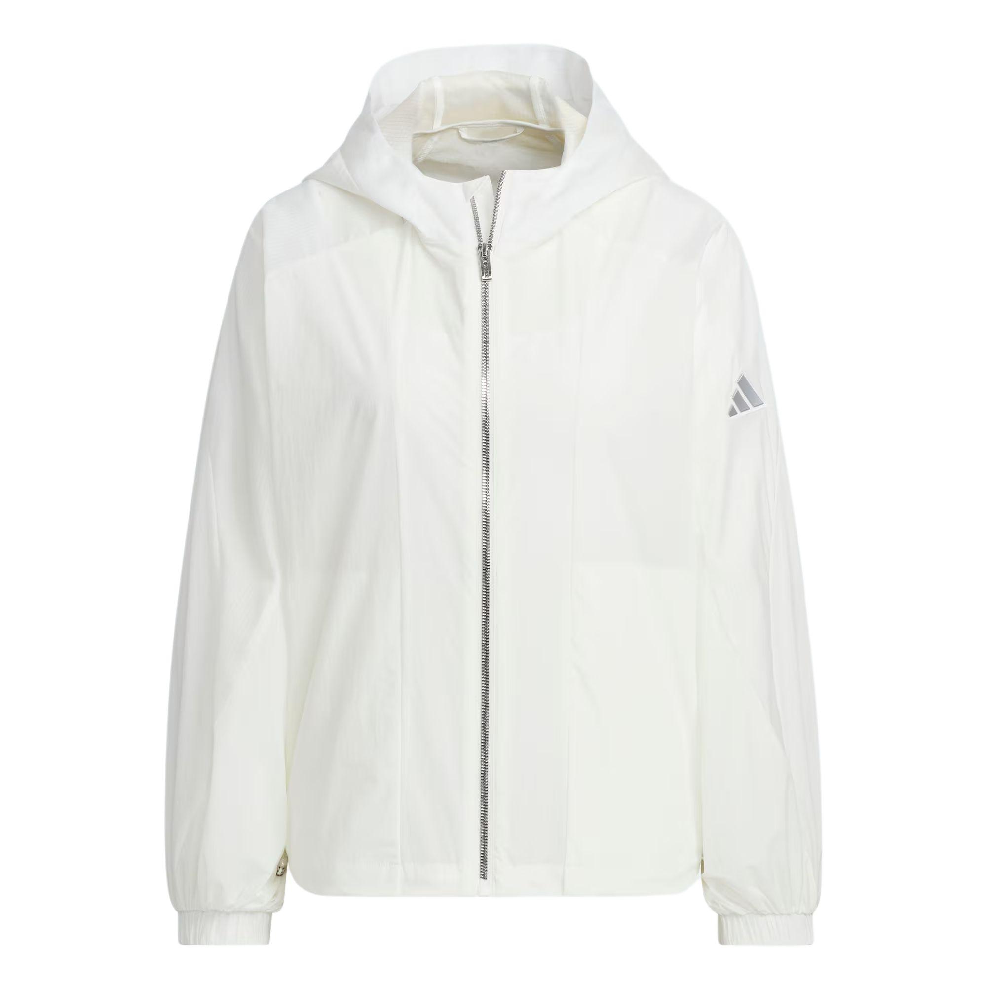Adidas Sportswear Women Woven Water Repellent Hooded Jacket JZ1682 M