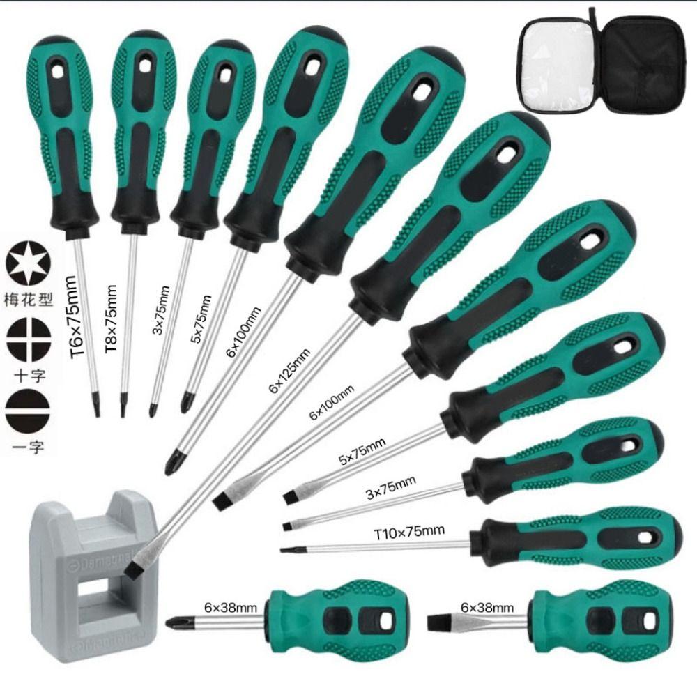 Multi-Function Phillips Screwdriver Kit Strong Magnetic Tips Magnetic Screwdriver  Daily Repair