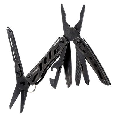 NexTool Mini Flaship Edelstahl Tragbares Miniwerkzeug für Notfälle Outdoor Angeln Stonewash Schwarz Multitool, 10-in-1 Multifunktionszange, Stahl,