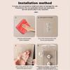 L Shape Video Surveillance Camera Mount Acrylic Clear Camera Holder  Smooth Walls