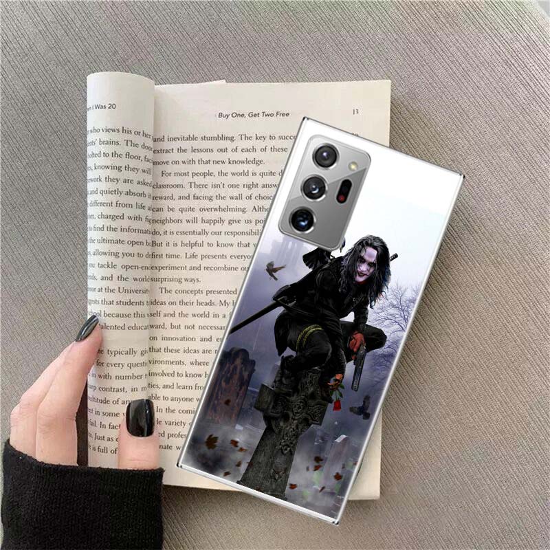 Movie THE C-CROW Phone Case For Samsung Galaxy S25 Edge S24 S23 FE S22 S26 Ultra S21 S20 S10 Plus Capa Soft