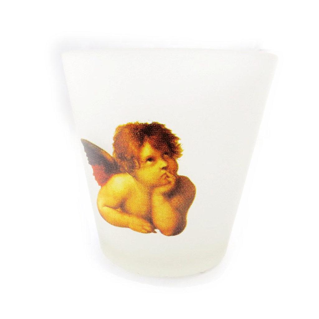 Les Trésors De Lily [J0550] - Pair of 'Little Angel' Tealight Holders