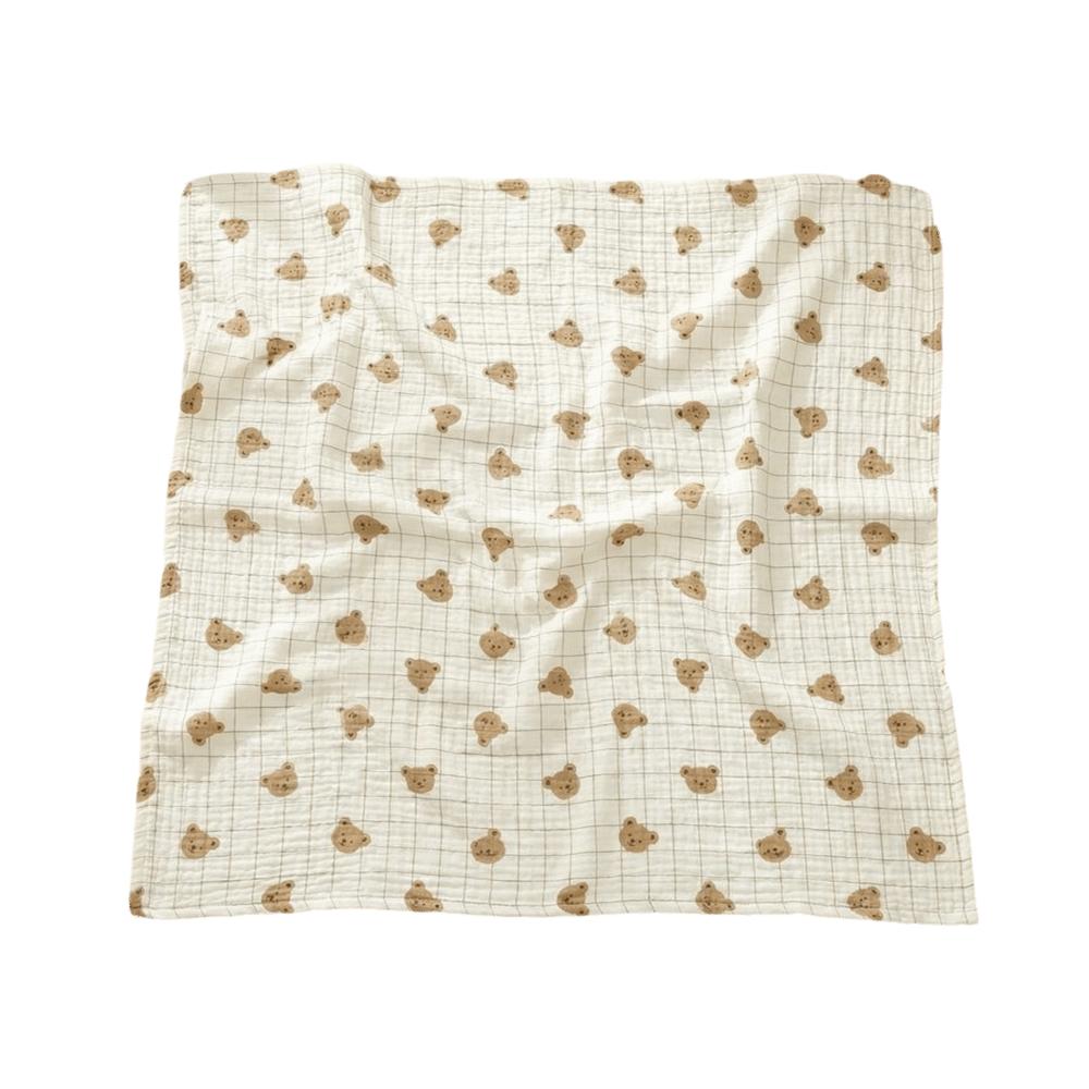 Soft Muslin Swaddle Cotton Kids Bath Towel Fashion Baby Blanket  Girls