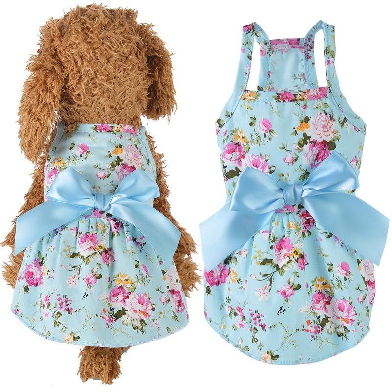 1PC Pets Clothing Dog Costume Cat Princess Dresses Cotton Cute Pet 1pc-pets-clothing-dog-costume-cat-princess-dresses-cotton-cute-pet