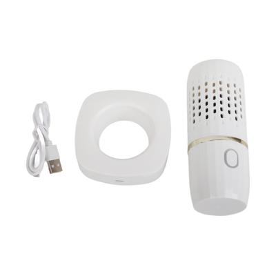 Vegetable Washing Machine Multifunction Wireless USB Charging Auto Capsule Fruit Purifier for Kitchen White
