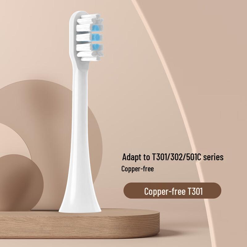 

ZhuChuang JingPin Soft Bristle Electric Toothbrush Heads - 10-Pack, Compatible with T300/500/700 Series