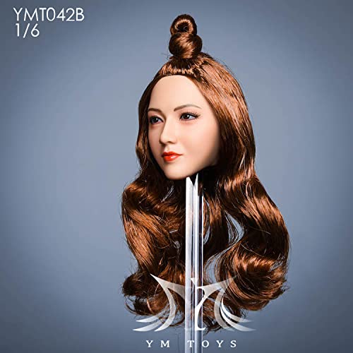 scale action figure YMTOYS YMT042B Pure Long Hair Brown Hair College Girl Beauty Asian Beauty Female Head and clothes not [TOYBARJAPAN] 1/6 (body