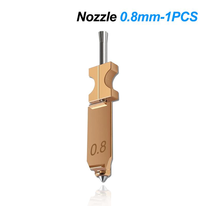 For Flashforge AD5X Nozzle Upgrade Detachable 0.4 0.6 0.25 0.8mm for Flashforge AD5X Hotend Extruder Quick Release Heater Block