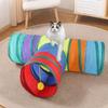 Hot Foldable Cat Tunnel Tube Interactive Fun Kitty Training Toy Boredom Buster For Puppy Kitten Pet Supplies Cat Accessory