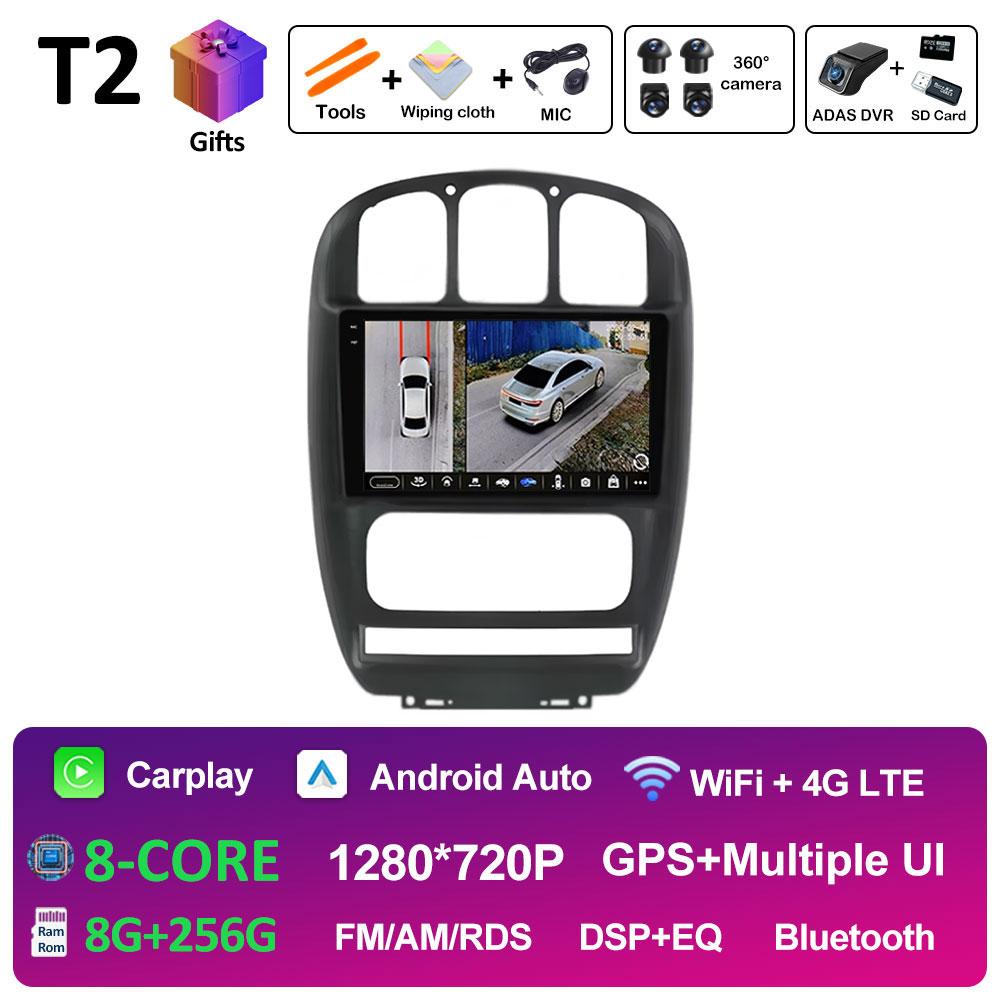 For Chrysler Grand Voyager RS 2000 2001 2002 2003 2004 2005 - 2012 Wireless Carplay Android Auto GPS Navi Bluetooth Accessories