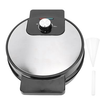 Waffle Cone Maker Infinite Temperature Adjustment Fast Heating Non Stick Ice Cream Cone Maker Easy
