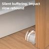 Transparenter Selbstklebender Bohrerfreier Türstopper für Wand Boden Möbel Schutz Dusche Home Office Türstopper Heimwerker