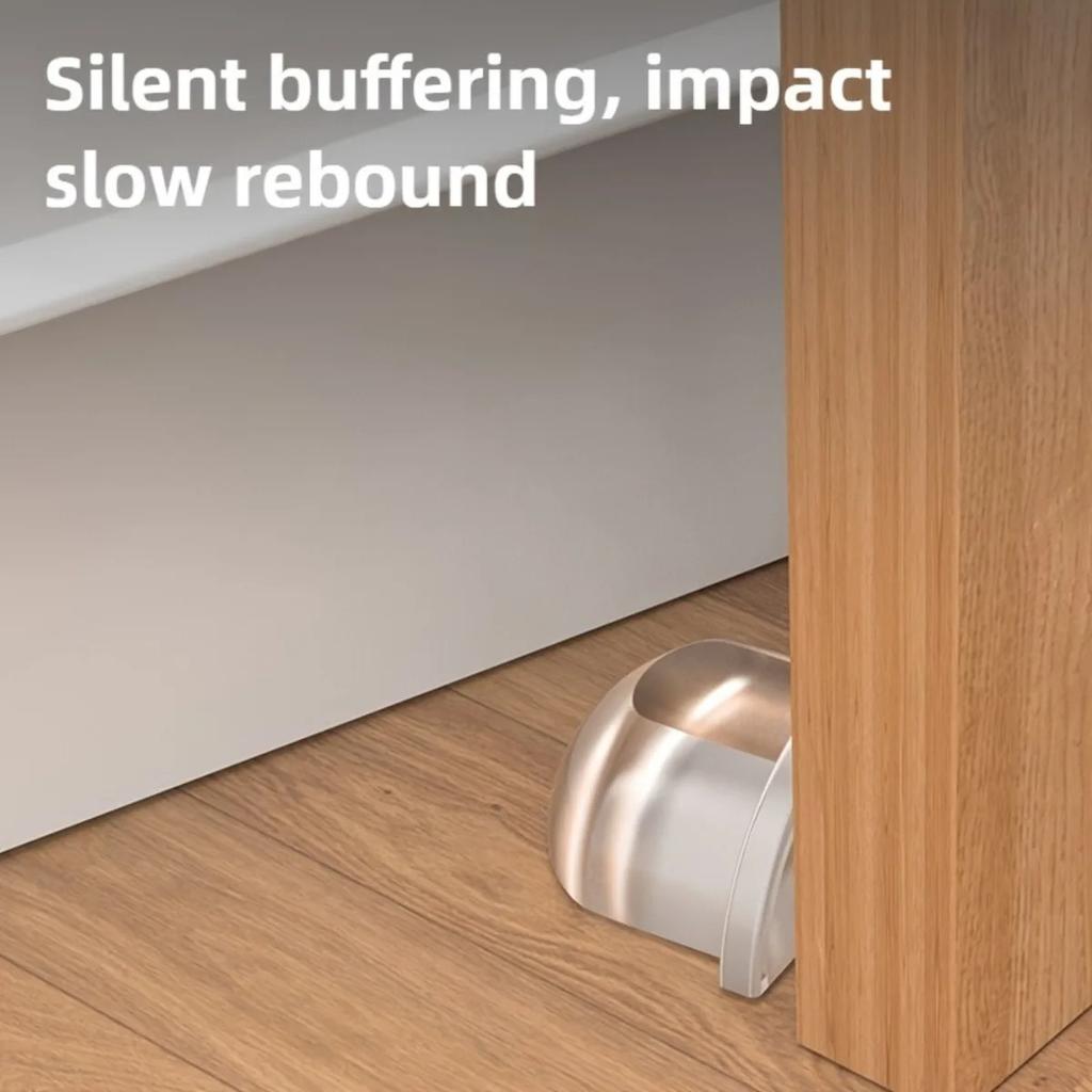Transparenter Selbstklebender Bohrerfreier Türstopper für Wand Boden Möbel Schutz Dusche Home Office Türstopper Heimwerker