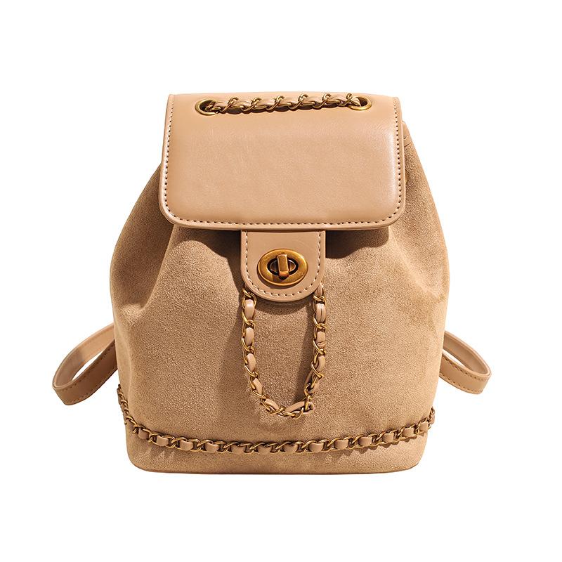 Autumn and Winter Retro Women's Backpack, Premium Commuting Versatile Small Backpack Travel Bag