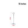 U-Shaped Stainless Steel Menu & Table Number Holder for Hotel & Wedding Banquets