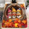 Warm Squirrel Home Flannel Blanket Soft Warm Throw Blanket Lunch Break Blanket For Picnic Couch Sofa Office Bed Camping Trave